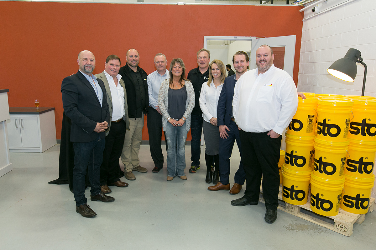 Sto Canada Team at Sales Centre Opening